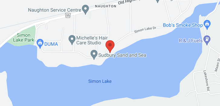 map of 151 Simon Lake Drive